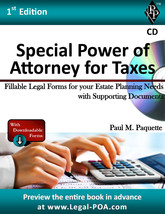 Special Power of Attorney for Taxes - Full Version - CD-ROM Only - £15.97 GBP