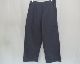 Royal Robbins pants convertible outdoor  Size 8 navy blue hiking camping... - £11.71 GBP