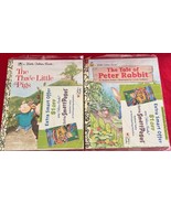 Golden Books The Tale Of Peter Rabbit &amp; The Three Pigs Chik-Fil-A Editio... - €8,52 EUR