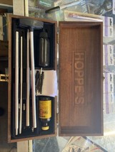 Hoppe&#39;s 9 Deluxe Gun Cleaning Kit w/ Wood Case - £16.43 GBP