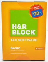 Sealed New H&R Block 2014 Basic Simple Tax Situations Federal Only Software Cd - $5.55