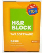 SEALED NEW H&amp;R Block 2014 BASIC Simple Tax Situations FEDERAL ONLY Softw... - £4.36 GBP