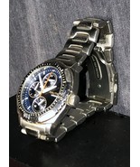 Nautica Mens Steel 50mm H2o Resistant Watch Japan Movement Blue Dial Chr... - $67.67 CAD