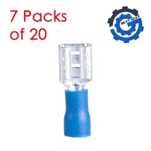 Calterm 7 packs of 20 16-14 Awg Blue Female Disconnects 61180 - $29.95