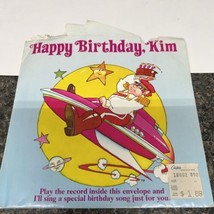 Vintage Captain Zoom Personalized Happy Birthday Record “kim”Untested - £6.39 GBP