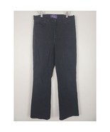NYDJ Lift Tuck Technology Jeans 12 Womens Black High Rise Bootcut Classi... - £16.57 GBP