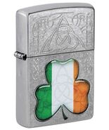 Ireland Flag and Symbols - Street Chrome  ZIPPO LIGHTER - $656.02 MXN