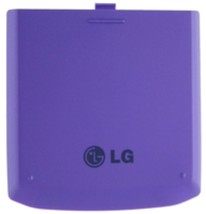 Genuine Lg Lotus LX600 Battery Cover Door Purple Flip Cell Phone Back Oem Plate - £6.57 GBP