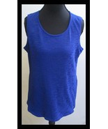 Kasper Ladies Size Medium Royal Blue Tank Style Knit Top - $255.36 MXN