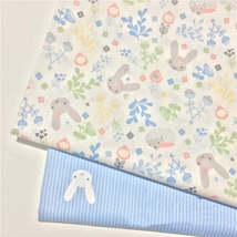 Cotton Twill Cartoon Rabbit Bedding Clothing Fabric - £133.31 GBP