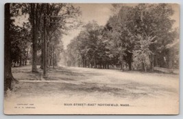 East Northfield MA Main Street Massachusetts 1905 A.R. Levering Postcard L29 - £7.21 GBP