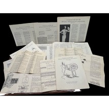 McCall's Needlework Magazine Pattern Leaflets Lot of 13 Weaving 1950's - $29.98