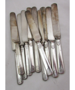 11 Antique Rogers 1860 Shell 9 3/8&quot; knives - £18.04 GBP