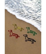 Durable Dachshund Weiner Dog Shaped Metal Paper Clips for Office Use and... - $3.95