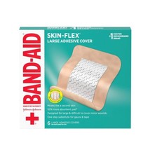 Band-Aid Brand Skin-Flex Adhesive Bandages, Large, 6 Count - $10.99