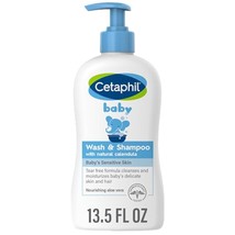 Cetaphil Baby Wash &amp; Shampoo with Organic Calendula, Tear Free, Paraben, Coloran - £10.53 GBP