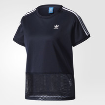 New Adidas Originals 2017 Tshirt Navy Osaka Women Tshirt tennis sport blue - £47.17 GBP