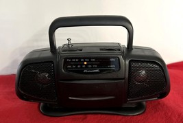 Vintage Black Premium Baby Boom Box AM/FM Portable Mini Radio Cordless I... - $182.40 MXN