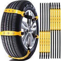 Snow Chains for Car Suv Truck Anti Skid Snow Tire Chains, Car Safety Chains Emer - £66.15 GBP
