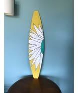 Unique 44&quot; Hand Painted Wood  Ironing Board Surfboard Flower Power Wall ... - $54.45