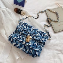 Sac A Main Femme Bags for Women Hand Woven Bag Strip Thread Hook Women&#39;s Casual  - £42.96 GBP
