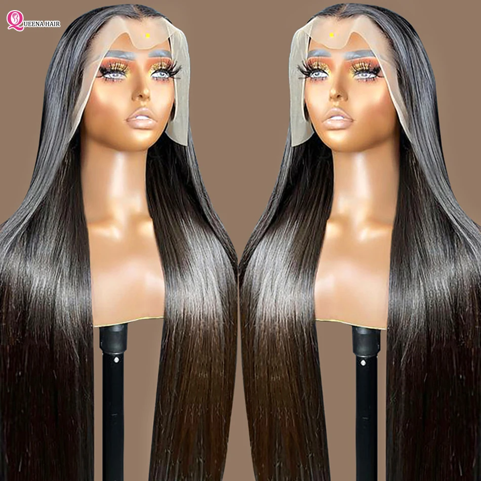 Glueless Wig Human Hair Ready to Wear Straight Preplucked 13x4 Pre Cut 4x4 Lace - £34.54 GBP+