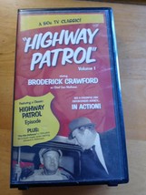 Nostalgia Family Video - Highway Patrol: Broderick Crawford Volume 1 B&amp;W 60min - £62.82 GBP