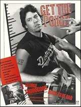 George Thorogood &amp; The Destroyers 1988 Born To Be Bad EMI Records album ad print - £3.32 GBP