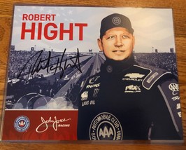NASCAR ROBERT HIGHT  8x10 Authentic Hand Signed Autograph Photo  - $910.26 MXN