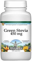 Green Stevia - 450 mg (100 capsules, ZIN: 510646) - £13.56 GBP