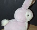 Prestige Plush purple white bunny rabbit seated stuffed animal big ears ... - $20.57