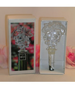 New in Box Mikasa Crystal Wine Bottle Stopper Fruit Collection Grapes Vi... - £15.73 GBP