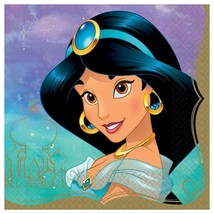 Disney Princess Jasmine Lunch Napkins Birthday Party Once Upon A Time 16... - £4.75 GBP