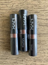 3 x NYX Liquid Suede Cream Lipstick SEALED #LSCL 05 Orange County Lot of 3 - £18.50 GBP