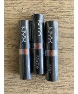 3 x NYX Liquid Suede Cream Lipstick SEALED #LSCL 05 Orange County Lot of 3 - £18.48 GBP