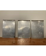 Vintage Wearever Set  of 3 Aluminum Cookie Sheets 14&quot; X 10&quot; W/ HAGNING HOLE - $746.46 MXN
