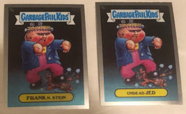 Frank N Stein Undead Jed Garbage Pail Kids  Lot Of 2 Chrome 2020 - $3.95