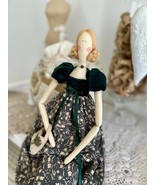 Jane Austen gifts Tilda Rag doll Pride and prejudice English cottage doll - $88.00