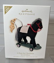 NOS 2008 PONY FOR CHRISTMAS Limited Hallmark Christmas Ornament HORSE - $8.00