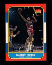 1986-87 Fleer #16 Maurice Cheeks Nmmt 76ERS Hof *X111059 - £20.50 GBP