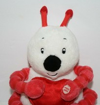 Hallmark Valentines Day Love Bug 10&quot; Red Hearts Plush Stuffed Soft Toy NO Sound - £9.89 GBP