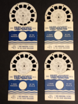 Wild Animals of Africa &amp; India Sawyers View-Master Reel Lot c1940s (4 Reels) - £15.67 GBP