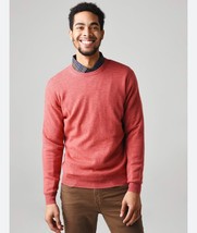 Rodd &amp; Gunn Mens Pullover Sweater Burgundy Scoop Neck Merino Wool 2XL New - £46.82 GBP