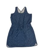 Patagonia Fleetwith Tank Dress Swamp Stamp Pigeon Blue Size Large Summer... - $1,193.46 MXN