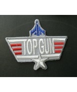 US NAVY TOP GUN SMALL JACKET ARM PATCH 3.4 X 2.75 inches TOM CRUISE MAVE... - £4.44 GBP