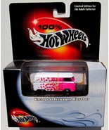 2002 HW Hot Wheels 100% Vintage Volkswagen Microbus Black Box Collectors #6 - £26.56 GBP