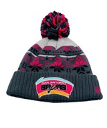 San Antonio Spurs Pom Beanie New Era Pink Winter Knit Hardwood Classics ... - £17.57 GBP