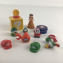 Nintendo Super Mario Bros Collectible Tins Figures Toppers Yoshi Clip Da... - $24.70