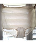 Bali nylon granny panties briefs sz 9 style 2142 cream semi sheer vintag... - $50.00