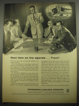 1956 Stromberg-Carlson Hands-Free Telephone Ad - Next item on the agenda - £14.60 GBP